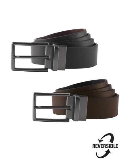 ASQ-AQ904-Mens Two-Way Leather Belt 2